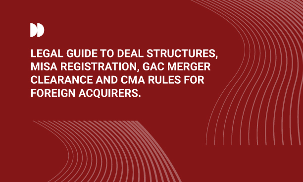 Mergers-and-acquisitions-in-Saudi-Arabia Mergers and acquisitions in Saudi Arabia: a legal guide to deal structures, MISA registration, GAC merger clearance and CMA rules for foreign acquirers.